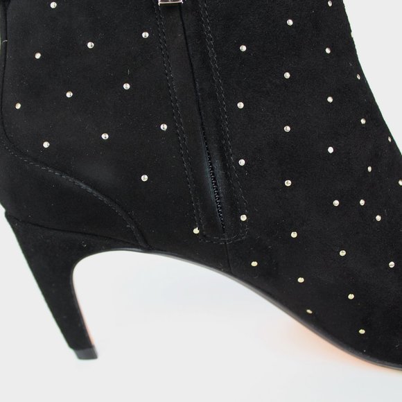 NEW TED BAKER LONDON Stud Curvad Pointed Toe Heeled Bootie - Picture 12 of 16